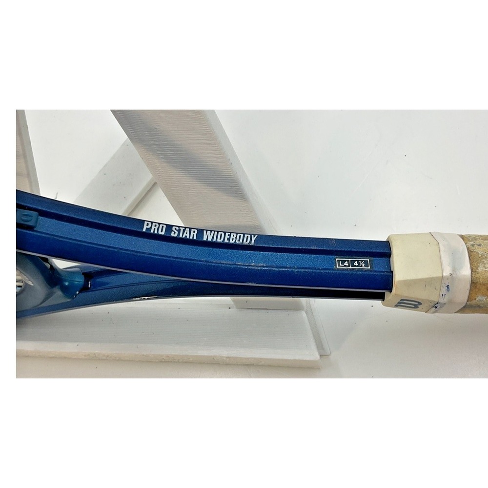 Wilson Pro Star Widebody Tennis Racket 4 1/2 Grip Blue - Picture 4 of 5